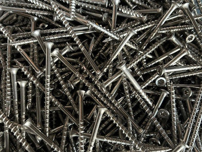 Deck/wood screws - 304 Stainless Steel 3.5" T25-Torx Quantity: 2000