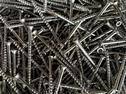 Deck/wood screws - 304 Stainless Steel 3.0" T25-Torx Quantity: 1000